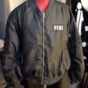 Pink Victoria's Secret Bomer Jacket